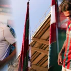 Los pendones son la base de los colores de la segunda equipación.