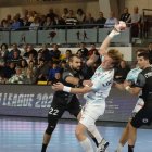 Partido del Ademar contra el Partizan en la EHF European League 2025-2026.