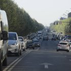 La avenida ha sufrido retenciones.