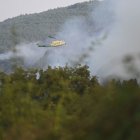 Vista del incendio que se declaró en La Utrera a finales del pasado mes de julio.