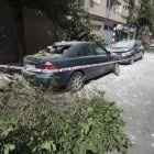 Daños tras la serie de terremotos este martes en Granada.