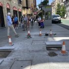 La avenida Ordoño II ha sido uno de los espacios donde más intervenciones del contrato se han hecho.
