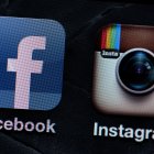 Fotografía de archivo de los logos de las aplicaciones Facebook (i) e Instagram (d) en un Iphone. EFE/Rolf Vennenbernd.