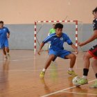 Marco, a la izquierda, realizó ayer un buen 3x1 frente al equipo gallego y burgalés.