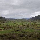 El valle de San Emiliano, en Babia, comarca donde se ha registrado una de las temperaturas más bajas del país.