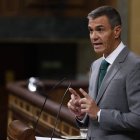 El presidente del Gobierno, Pedro Sánchez, comparece este jueves en el Congreso de los Diputados para informar de la gestión de la crisis en Ceuta.