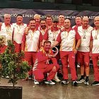 La selección de Castilla y León, subcampeona por equipos.