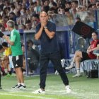 Nafti, durante el desarrollo del partido del pasado viernes ante el Lugo.