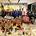 Podio de honor del Campeonato de España Juventud con las autoridades presentes en la Gala en los Salones Victoria de Santa Marina.