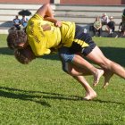 Florian Yugueros y Sergio López, en su combate.
