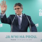 Fotografía de Puigdemont tomada en Perpiñán en enero.
