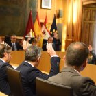 Un momento del Pleno de la Diputación de León celebrado este miércoles.