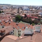 Vista área del solar del número 30 de la calle La Rúa que se reurbanizará.
