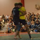 Sergio López en el combate decisivo contra Florian Yugueros.