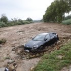 Aspecto de las inmediaciones de la Ronda Sur de Granollers (Barcelona) el pasado día 5 a causa de las precipitaciones torrenciales que dejaron hasta 90 litros por metro cuadrado en una hora. EFE/Quique García.