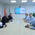 Delegaciones de Euskal Herria Bildu y Esquerra Republicana de Catalunya reunidas en Bilbao (archivo).
