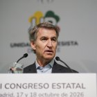 El presidente del Partido Popular, Alberto Núñez Feijóo.