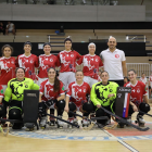 El equipo del Bembibre HC que se proclamó campeón.