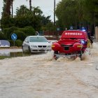 Vista general de la playa de Daimús (Valencia) cubierta de cañas tras el paso de la dana Adam por la Comunitat Valenciana, que ha dejado tres víctimas mortales, centenares de evacuados y pérdidas materiales pendientes de evaluar con acumulados de más de 700 litros por metro cuadrado en puntos del litoral sur de la provincia de Valencia y del litoral norte de Alicante. EFE/Natxo Francés.
