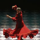 Imágenes de la bailaora Rafaela Carrasco en sus espectáculos ‘Humo’ y ‘CreaVIVA’.