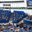 Pleno del Parlamento Europeo en Estrasburgo (Francia).