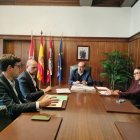 García-Salmones y Pablo Barreiro con Morala y Lidia Coca.