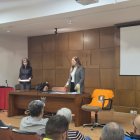 Un momento de la charlña ofrecida por Elena Bailez.
