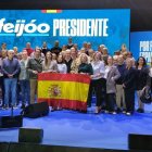 Foto de familia de la delegación leonesa.