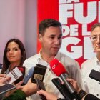 El secretario general del Grupo Parlamentario Socialista en el Congreso, secretario general del PSOE por León y cabeza de la candidatura a la Cámara Baja por León, Javier Alfonso Cendón, la primera reunión del Comité de Campaña del PSOE leonés.