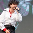 El cantante leonés Polo Nández durante su último concierto en León.