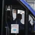 Un minibus en una imagen de archivo