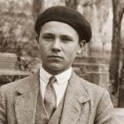 Una fotografía de Lorenzo Álvarez Alonso de jóven