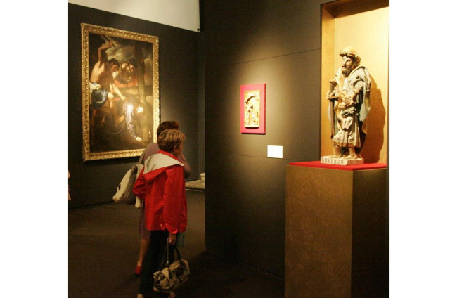 Pintura y escultura forman parte de la magna exposición. L. DE LA MATA
