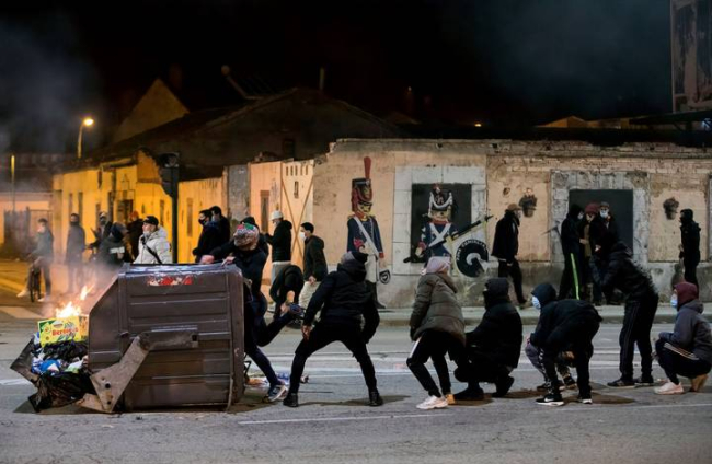 Disturbios en Burgos. SANTI OTERO