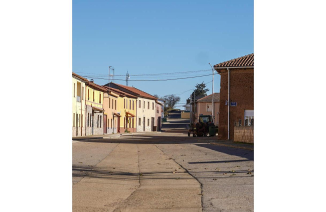 Una calle de uno
de los pueblos del municipio de La Antigua. DL