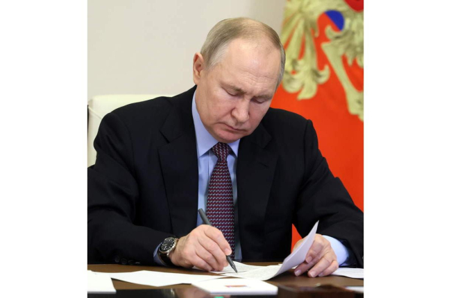 El presidente ruso, Vladimir Putin. MIKHAEL KLIMENTYEV / SPUTNIK