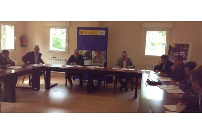 Marín presidió ayer en Bárcena la Comisión de Desembalse de la cuenca Miño-Sil.