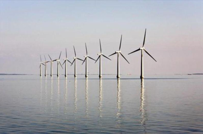Apuesta por las renovables 8Un parque eólico marino cerca de la isla danesa de Samso.