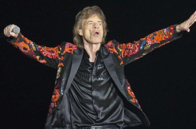 Mick Jagger, durante un concierto en París.