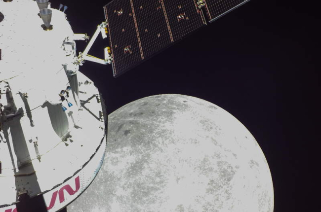 La misión Artemis I recorre sus últimos días en el espacio. NASA HANDOUT