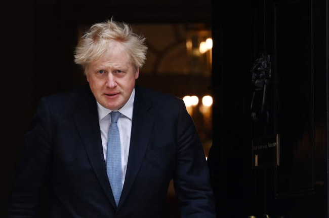 El primer ministro de Reino Unido, Boris Johnson. ANDY RAIN