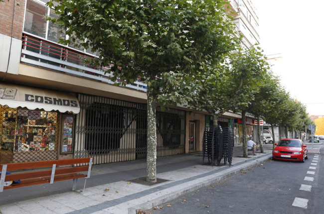 Imagen del lugar de la avenida de Mariano Andrés donde se produjo el crimen. F. OTERO PERANDONES