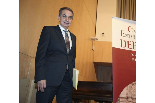 El expresidente José Luis Rodríguez Zapatero. J. M. GARCÍA