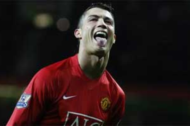 Cristiano Ronaldo celebra uno de sus tantos con el Manchester United