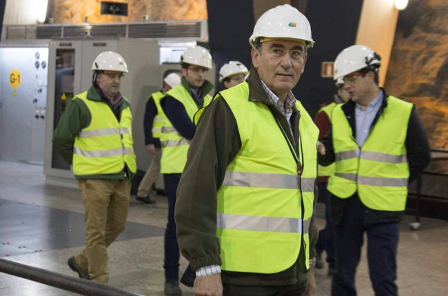 Ignacio Galán, presidente de Iberdrola, en una visita a instalaciones de la compañía. IBERDROLA