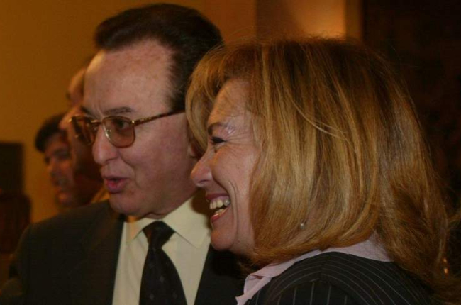 José Luis Crespo Mayo y su mujer Inés Prada. JESÚS F. SALVADORES