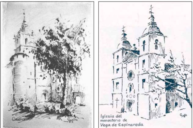 Iglesias del Monasterio de Carracedo y del de Vega de Espinareda. REDES SOCIALES CASA DE LA CULTURA