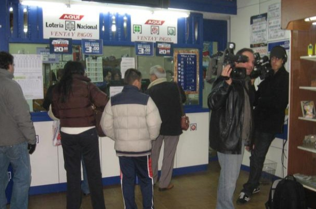Imagen de archivo de la Administración de Loterías número 1 de Astorga. MAITE ALMANZA