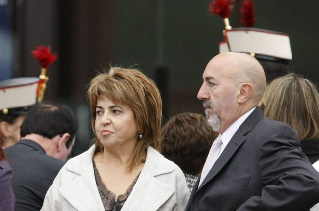 Los padres de Raúl Centeno, en una imagen de archivo.