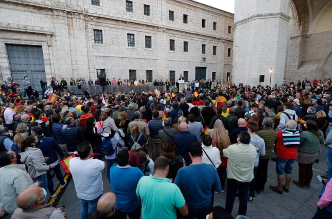Un acto público de Vox en Valladolid, en otoño. EFE